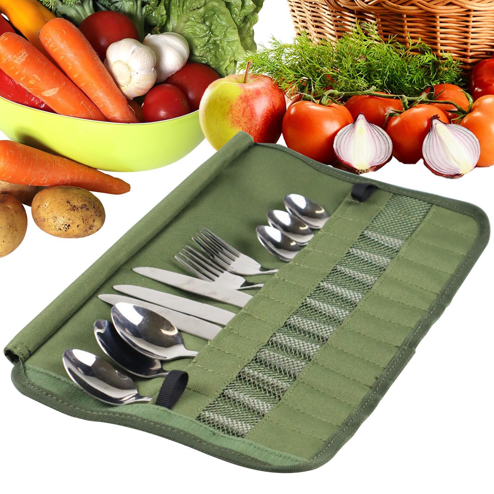 Camping Cooking Utensil Roll - Torba na naczynia kempingowe, zestaw przyborów