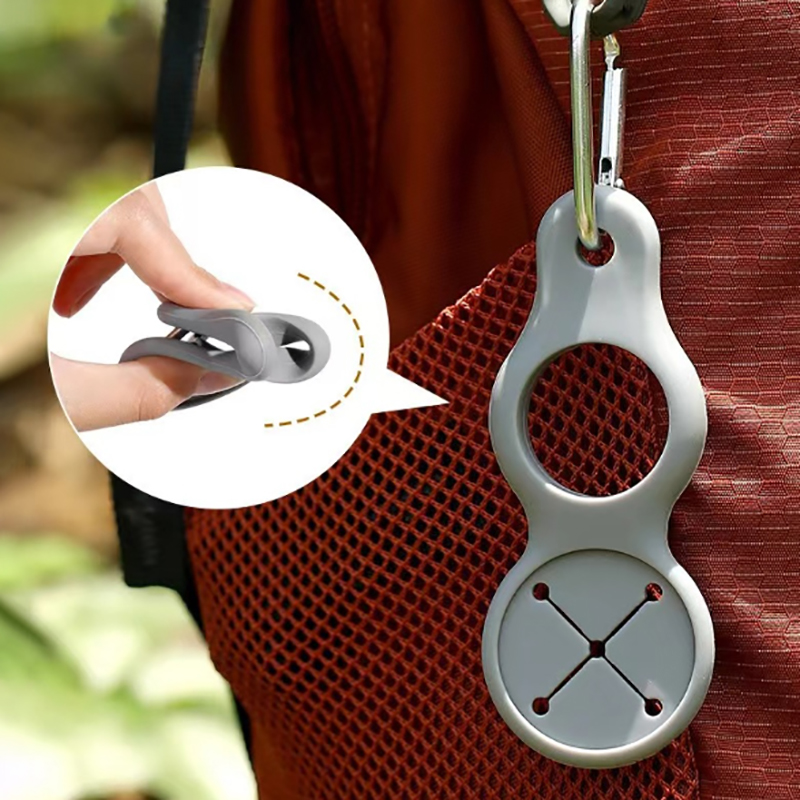 Camping Cooking Hanger - Silikonowa klamra do czajnika sportowego Karabińczyk