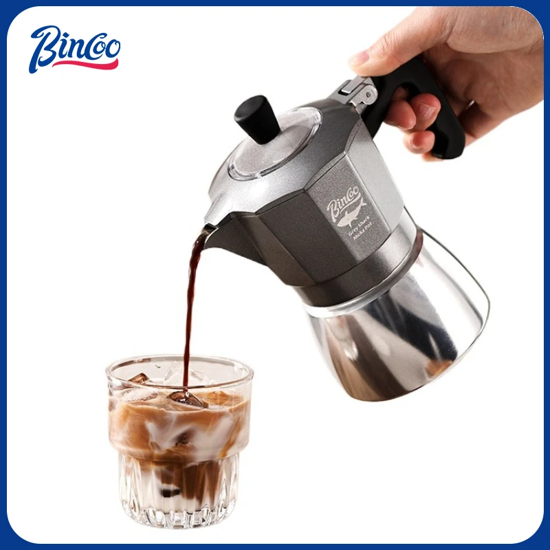 Camping Cooking Utilities - Bincoo 2-filiżankowy ekspres do kawy Moka