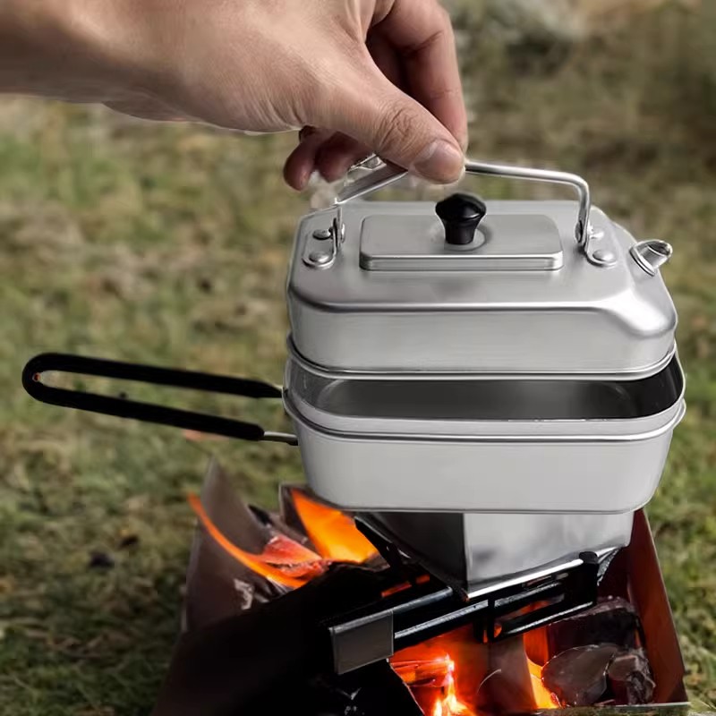 Camping Cooking Hardware - Ultralekki przenośny piknikowy czajnik turystyczny do