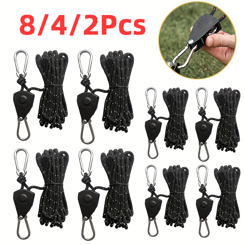 Camping Cooking Hanger - Napinacz linki do namiotu kempingowego 4mm*4m,