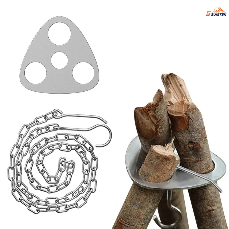 Camping Cooking Hanger - Przenośny wieszak na statyw kempingowy ze