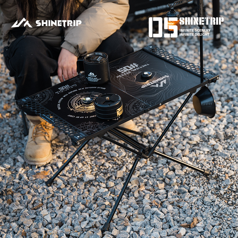 Camping Cooking Table Foldable - Wielofunkcyjny stolik IGT ShineTrip, lekki, taktyczny,