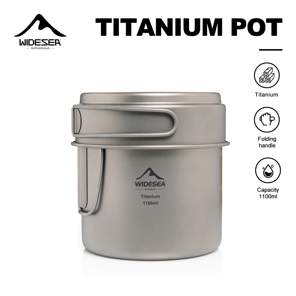 Widesea Ultralekki Tytanowy Ga – Camping Cooking Set Stainless Steel recenzja i cena