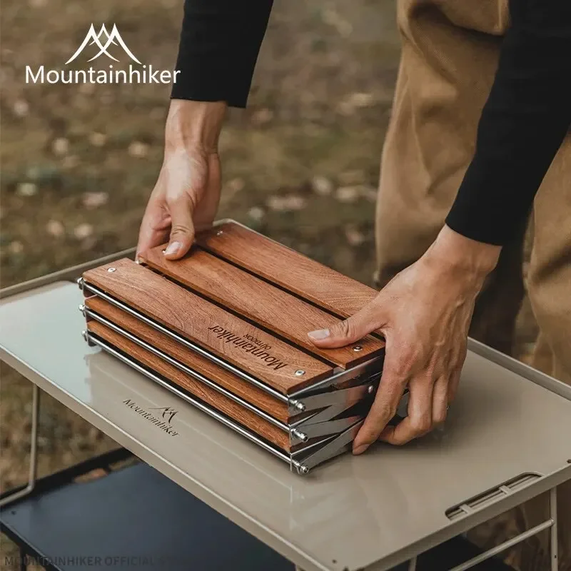 MOUNTAINHIKER Trzypoziomowy Re – Camping Cooking Table Foldable recenzja i cena