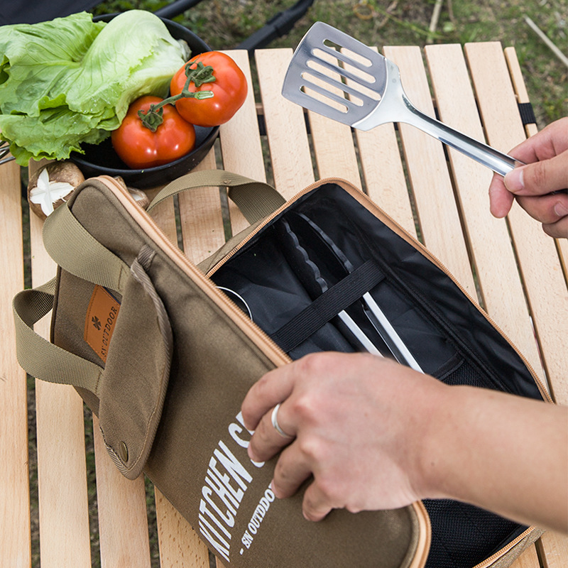 8-częściowy zestaw naczyń kuch – Camping Cooking Set Stainless Steel recenzja i cena