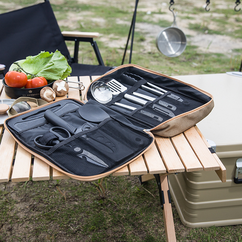 8-częściowy zestaw naczyń kuch – Camping Cooking Set Stainless Steel recenzja i cena