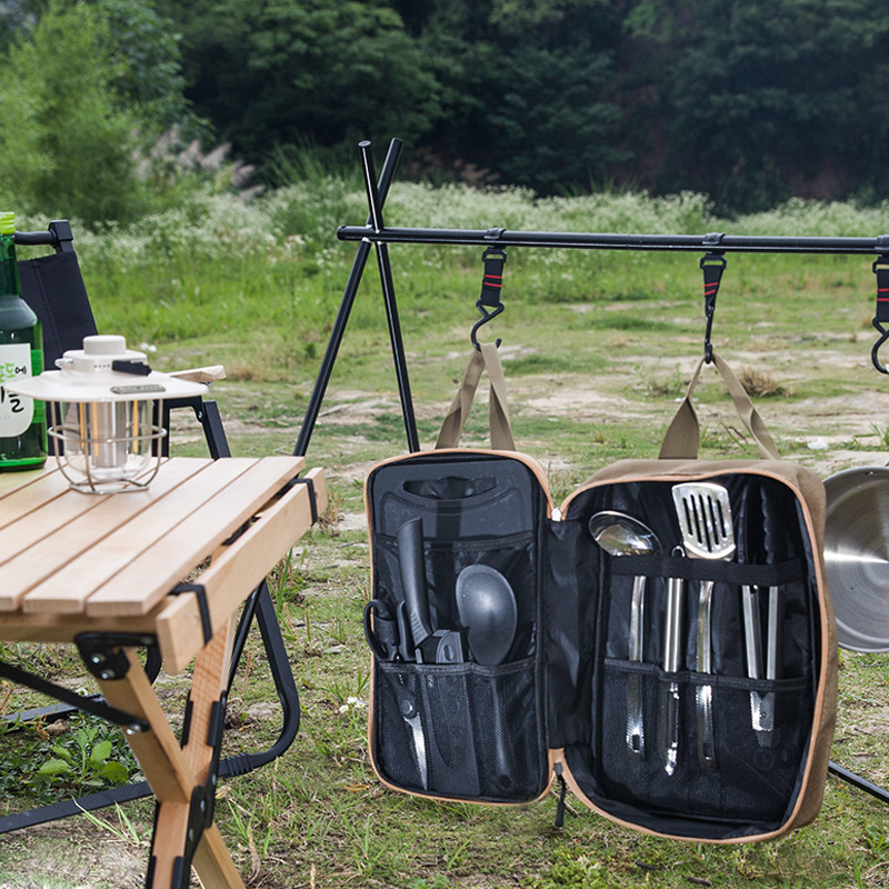8-częściowy zestaw naczyń kuch – Camping Cooking Set Stainless Steel recenzja i cena