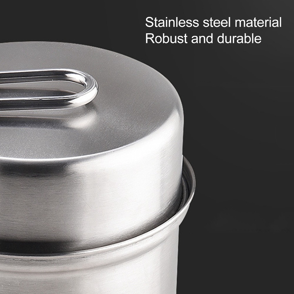 Wytrzymały Zestaw Naczyń Kempi – Camping Cooking Set Stainless Steel recenzja i cena