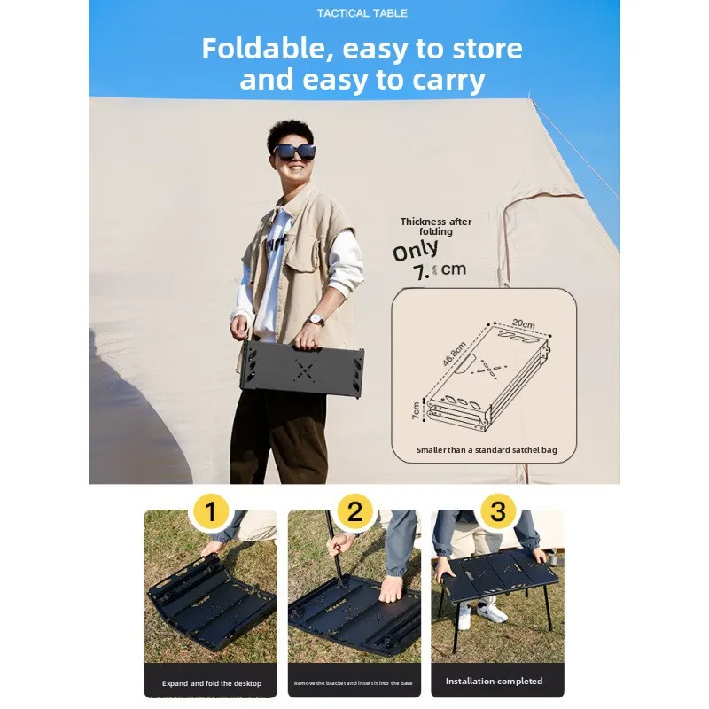 Składany stół z aluminium, skł – Camping Cooking Table Foldable recenzja i cena