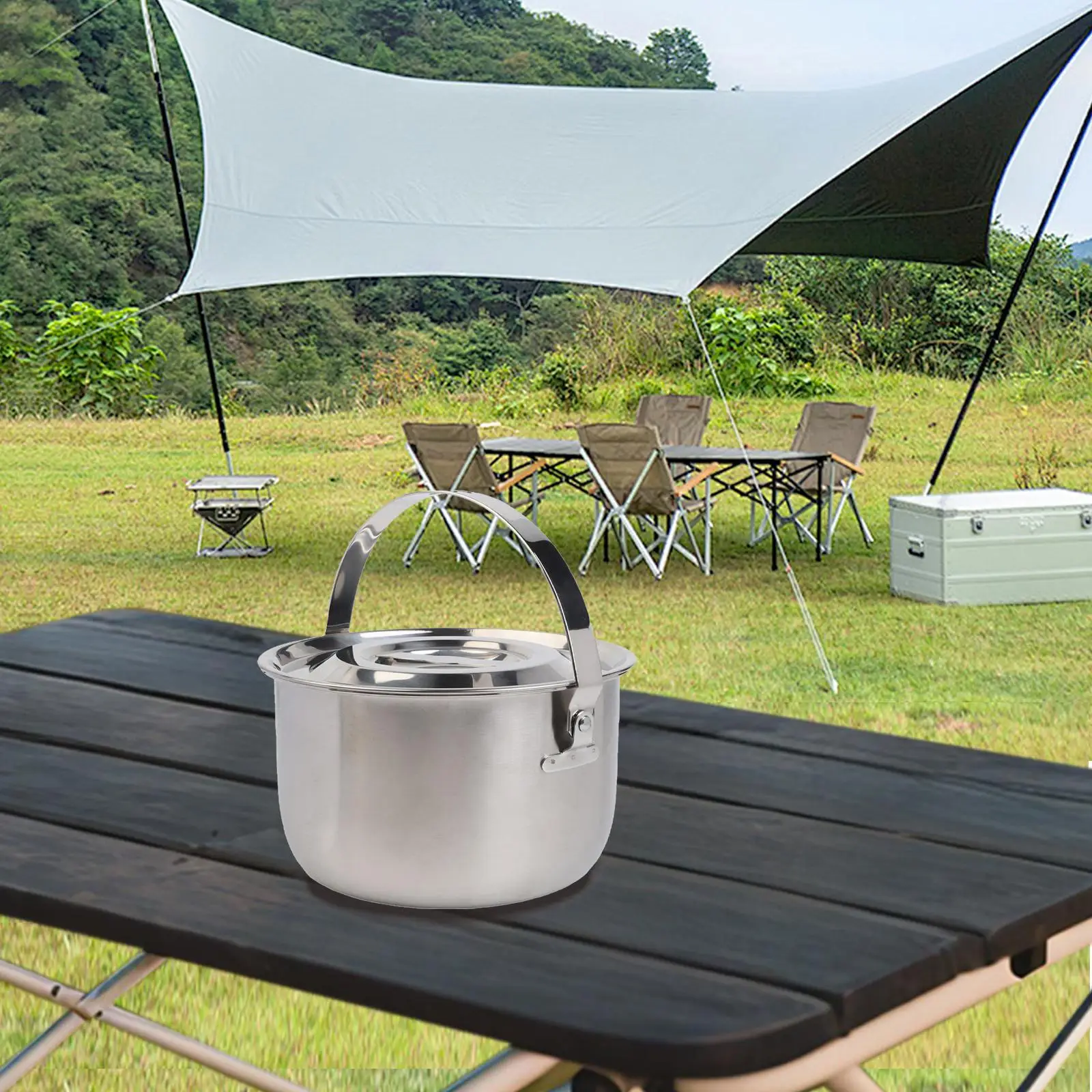 Garnek kempingowy wykonany ze  – Camping No Cooking Meals recenzja i cena