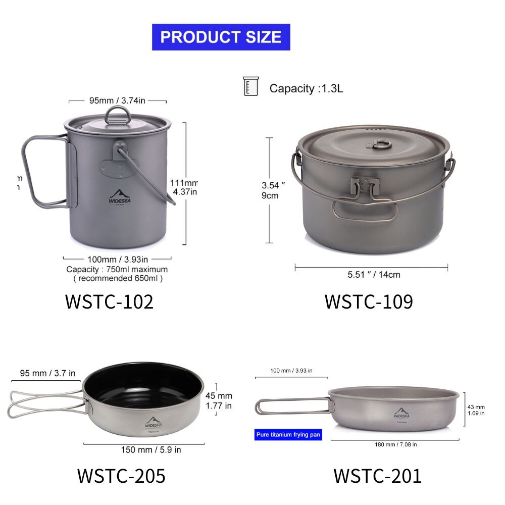 Widesea Camping zastawa stołow – Camping Cooking Hardware recenzja i cena