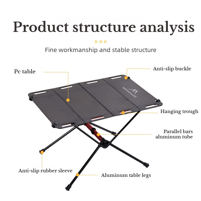 MOUNTAINHIKER Przenośny Stół P – Camping Cooking Table Foldable recenzja i cena