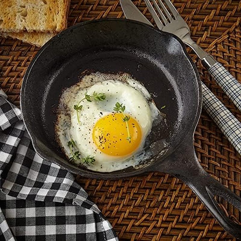 Patelnia żeliwna 6 cali, patel – Camping Cooking Ovens recenzja i cena