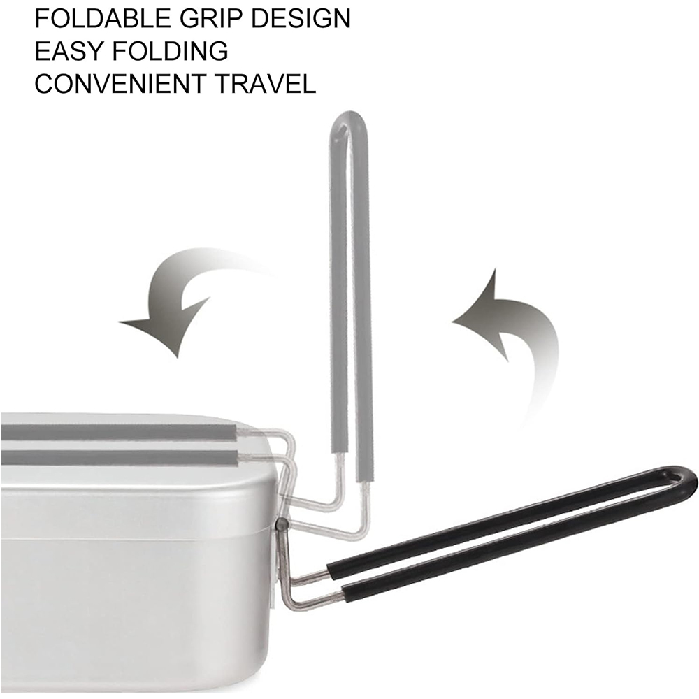 800ML Aluminiowe pudełka na lu – Camping Cooking Hardware recenzja i cena