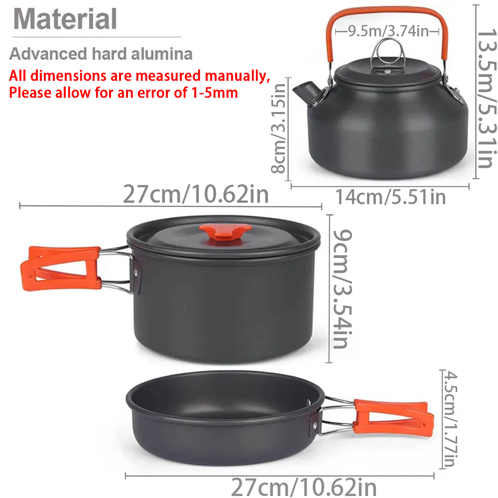 1 sztuk/1 zestaw zestaw naczyń – Camping Cooking Hardware recenzja i cena