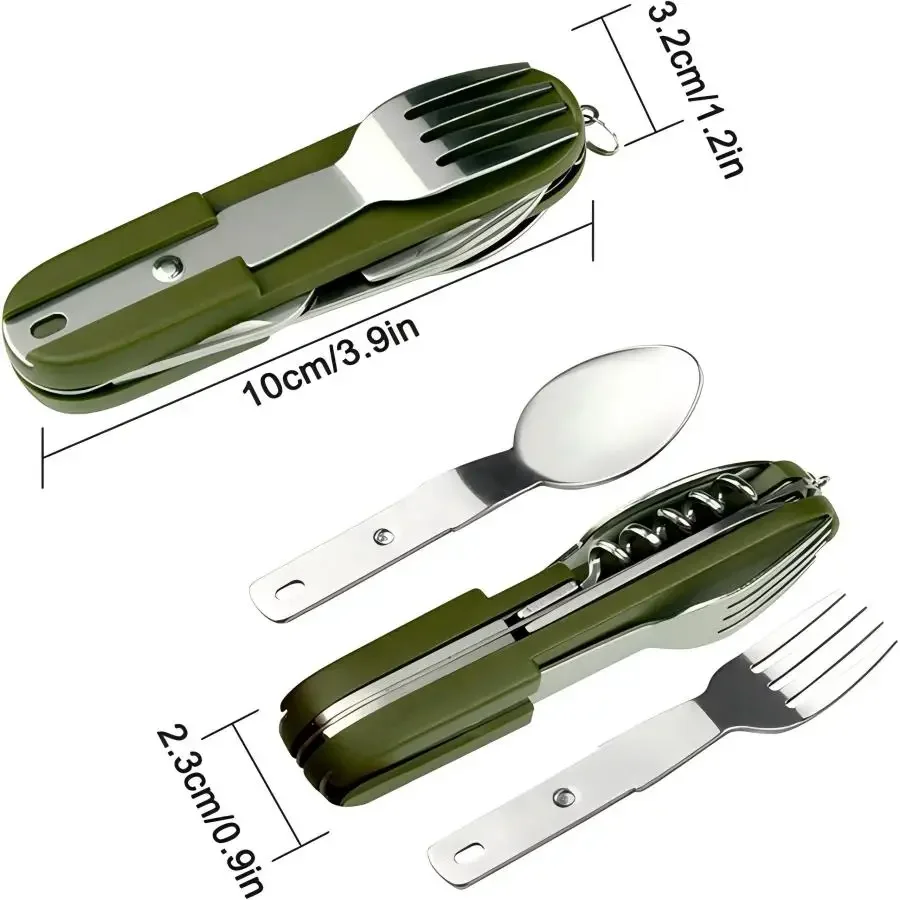 Zestaw Kempingowy 5-w-1 ze Sta – Camping Cooking Set Stainless Steel recenzja i cena