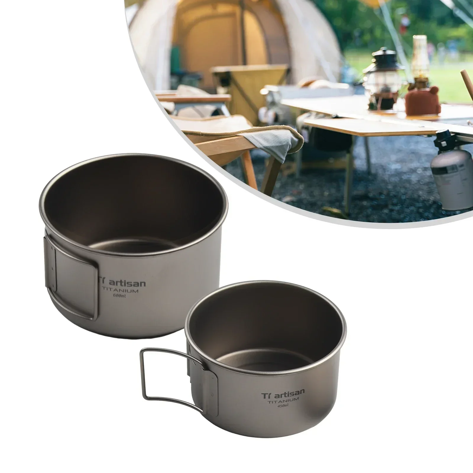 Tytanowa miska ze składanym uc – Camping Cooking Hardware recenzja i cena