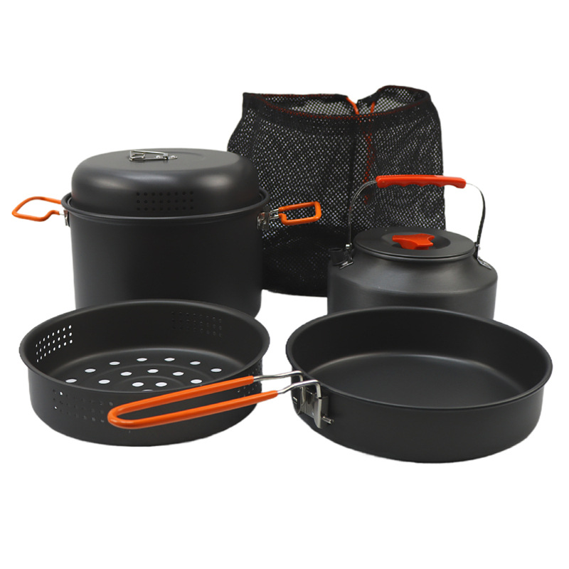Zestaw naczyń do gotowania na  – Camping Cooking Pan recenzja i cena