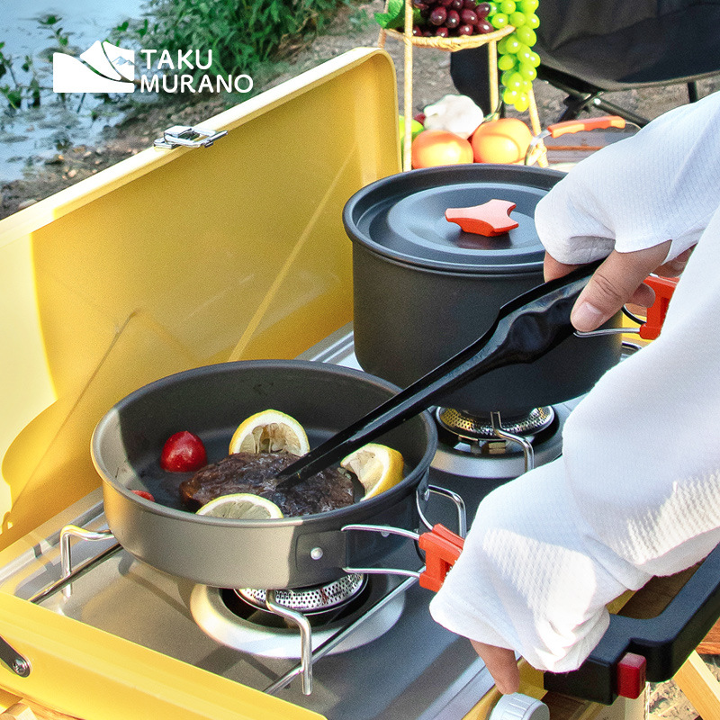 Zestaw naczyń kempingowych do  – Camping Cooking Hardware recenzja i cena