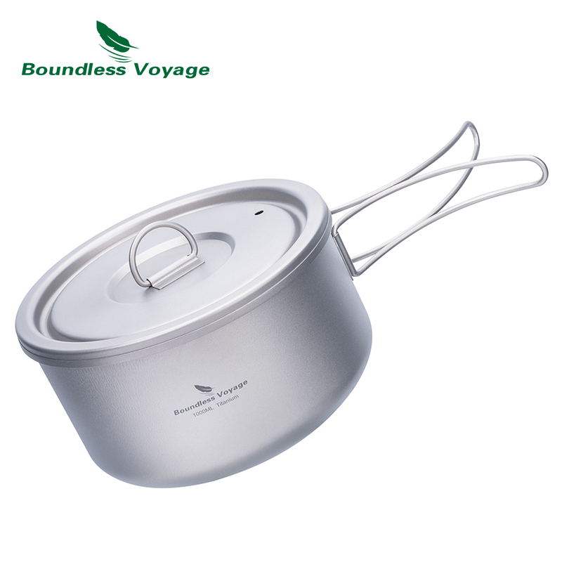 Boundless Voyage Tytanowy garn – Camping Cooking Pan recenzja i cena