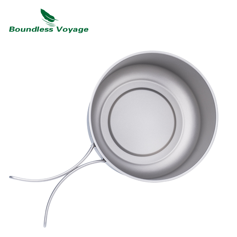 Boundless Voyage Tytanowy garn – Camping Cooking Pan recenzja i cena