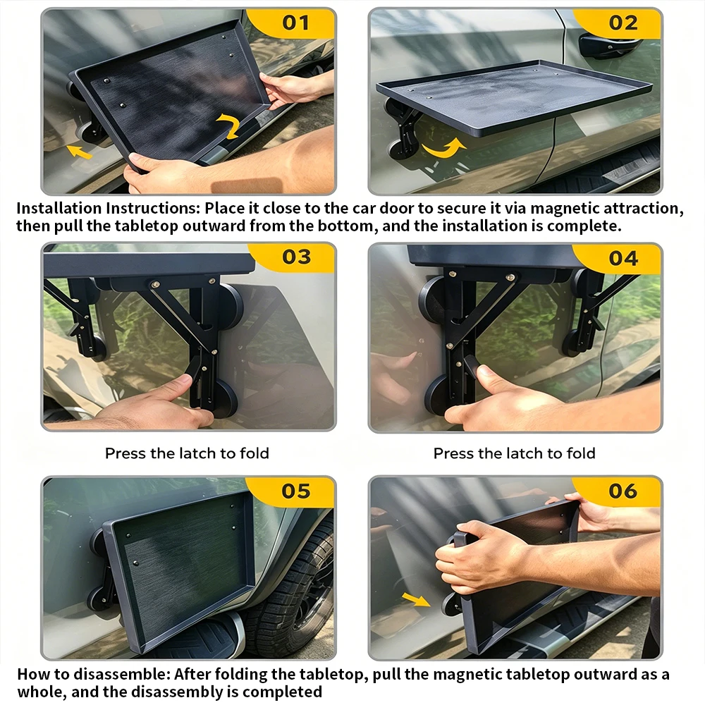 Przenośna składana tacka do za – Camping Cooking Table Foldable recenzja i cena