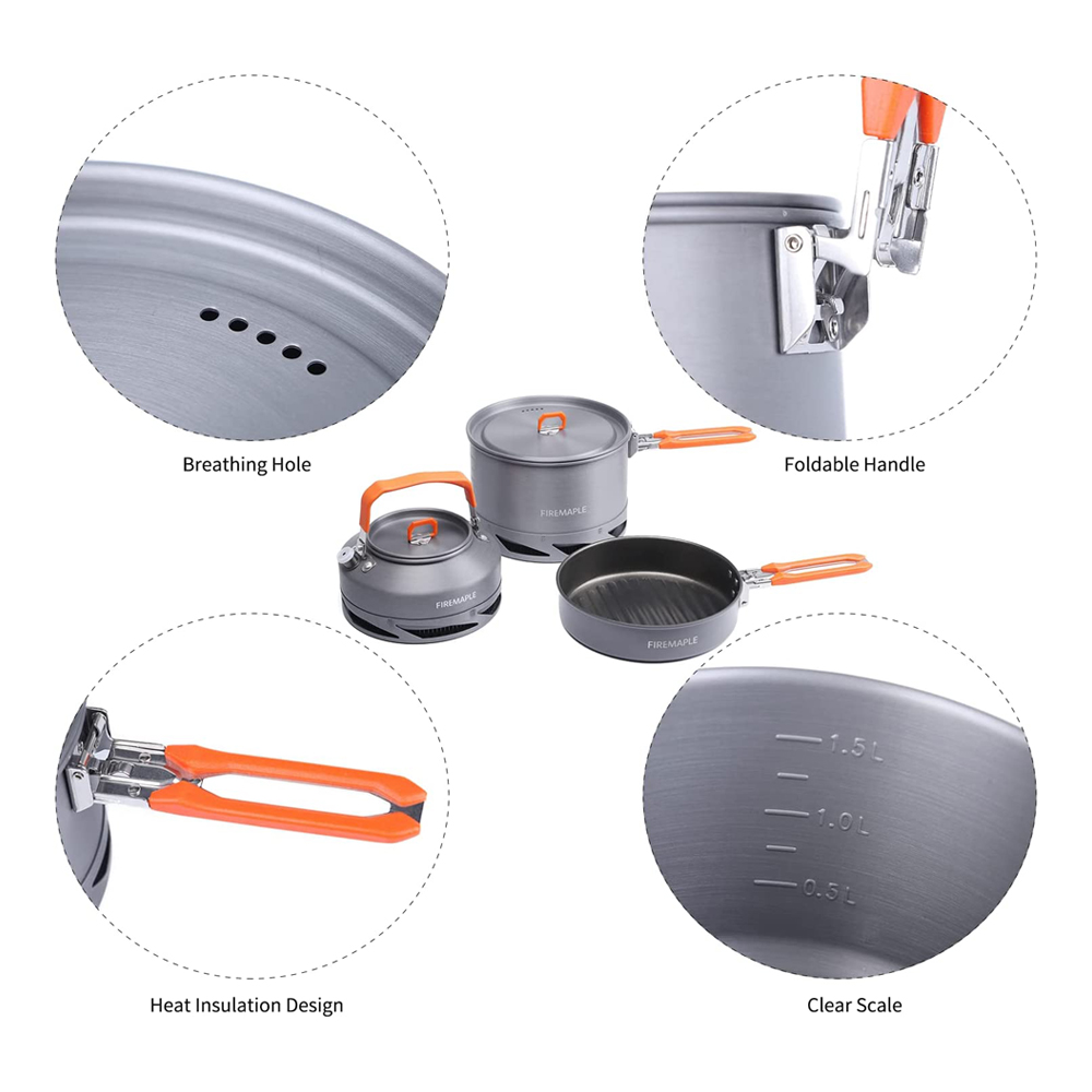 Fire Maple garnków Camping pie – Camping Cooking Hardware recenzja i cena