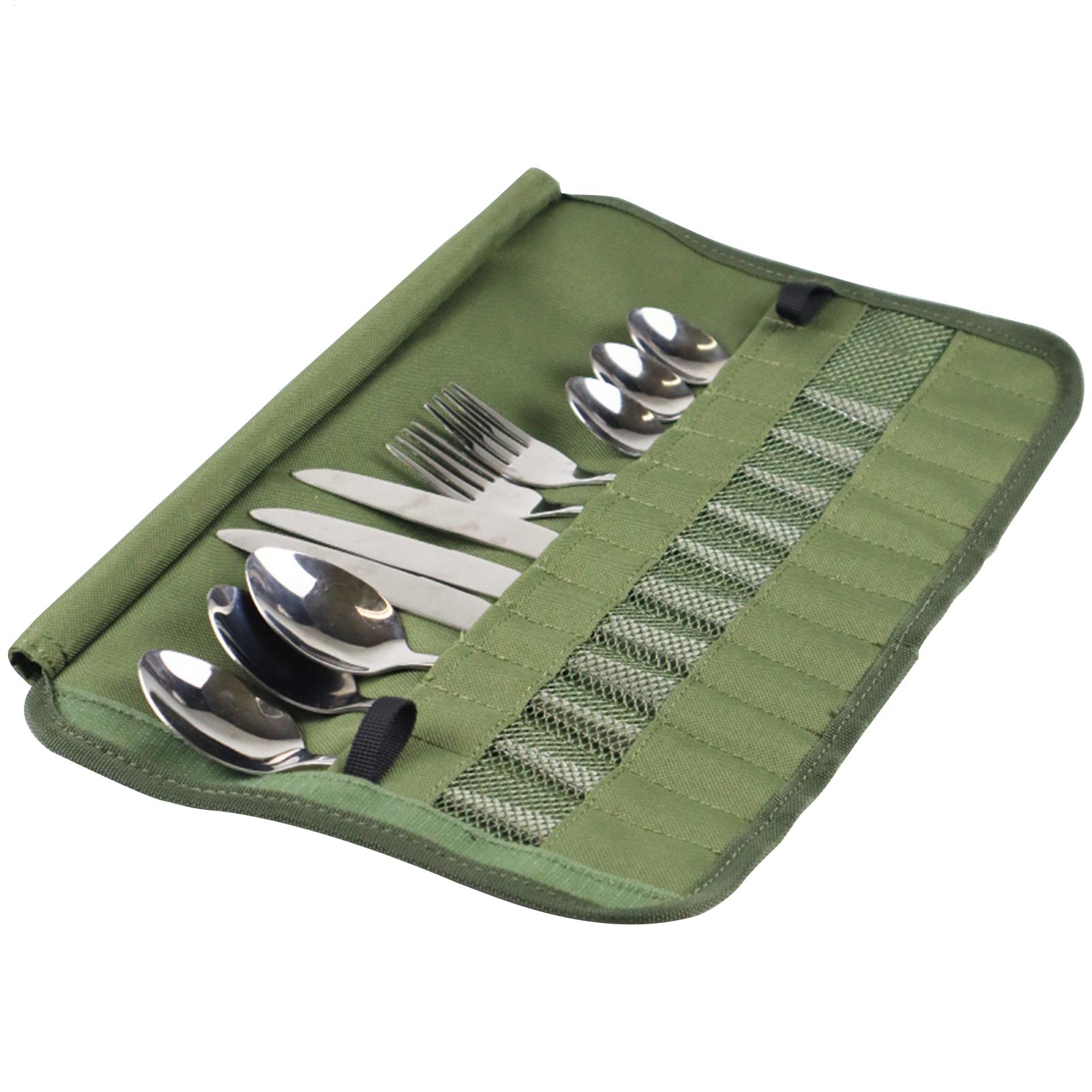 Torba na sztućce kempingowe, z – Camping Cooking Utensil Roll recenzja i cena